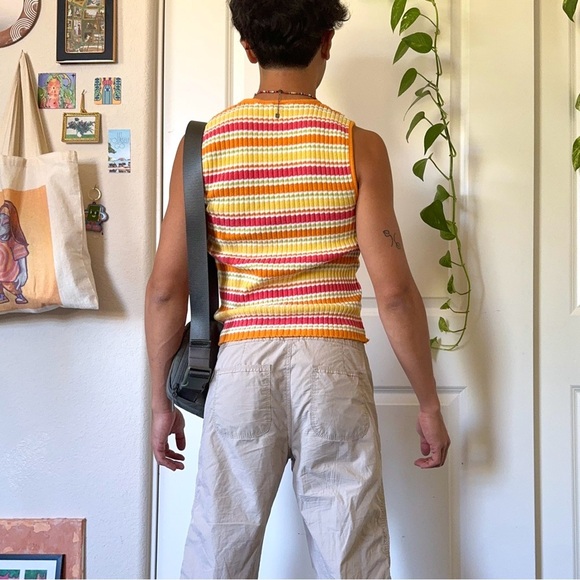 Vintage Y2K Striped Top - Picture 3 of 6